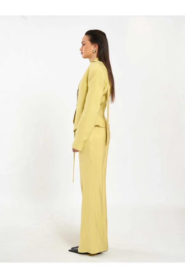 131049 V-neck Shawl Jacket