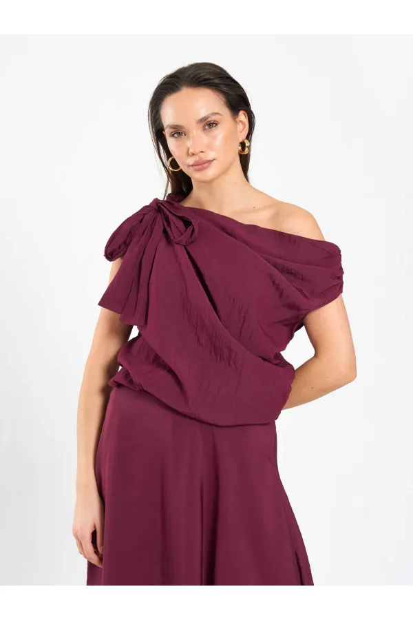 071886 Chemisier asymétrique