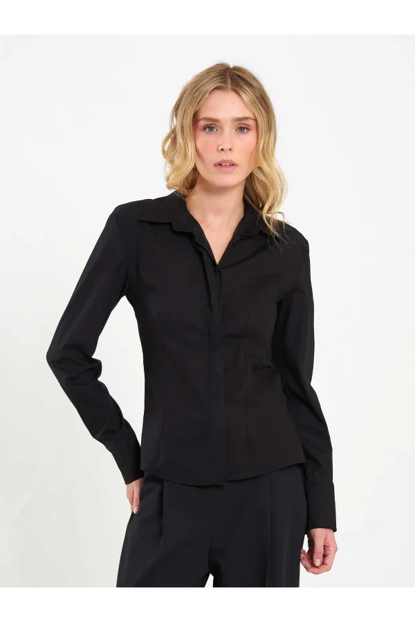 080786 Fit Basic Gömlek