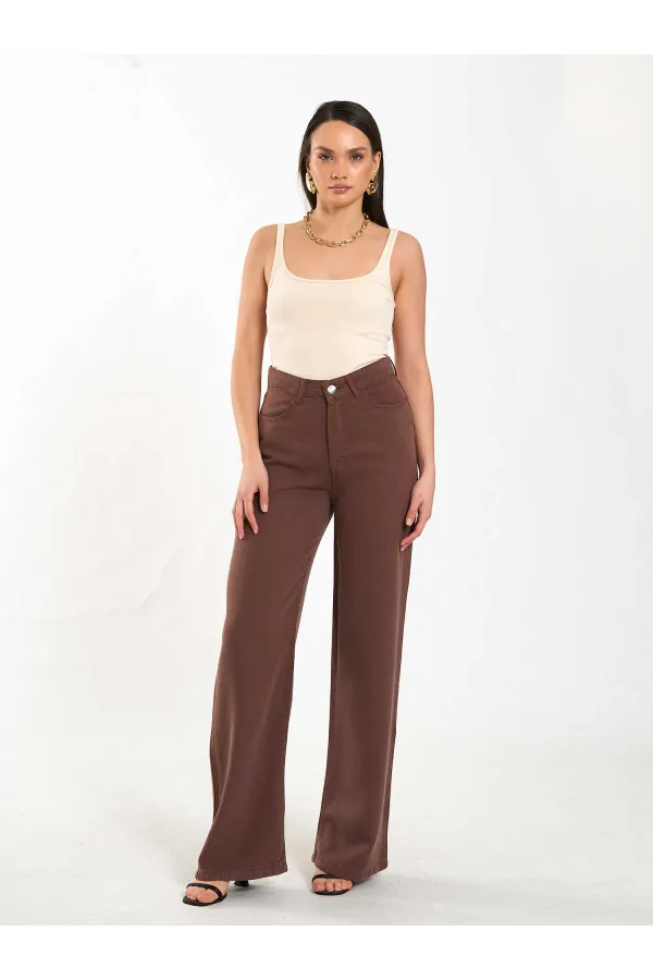 060332 U-Neck Slim Collar Tank Top