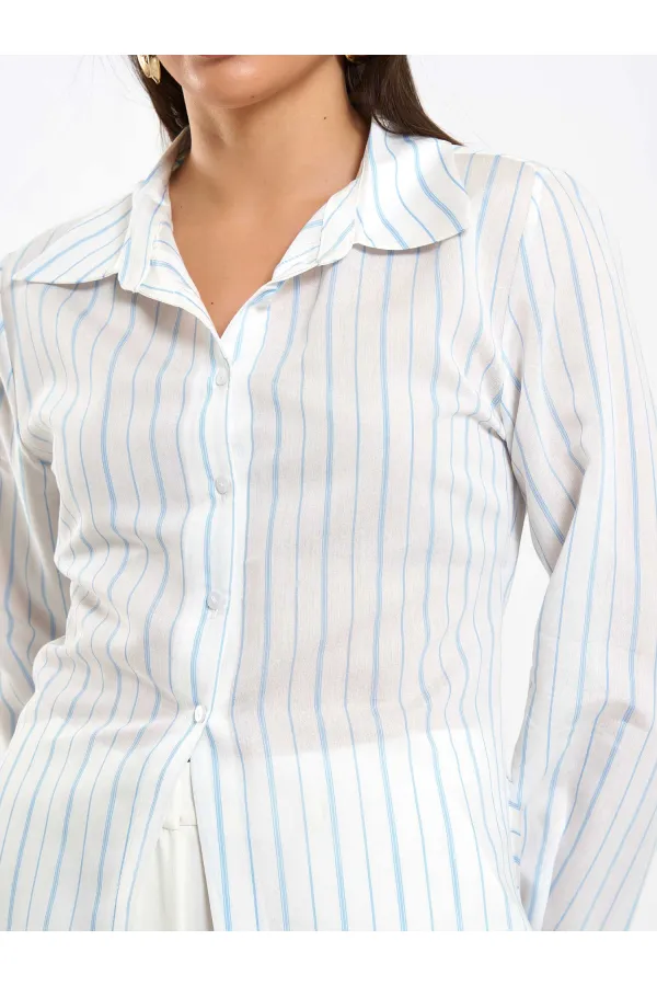 080787 Shirt with Back Detail