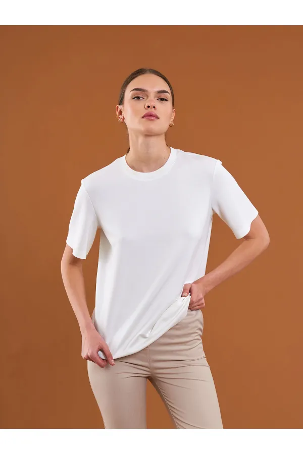 050733 Crew Neck Oversize T-Shirt