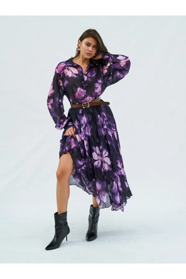 041097 Kraşlı Kloş Etek