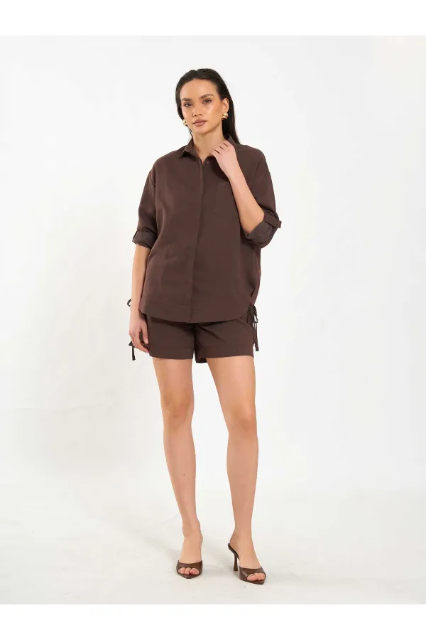 080783 Skirt-Framed Shirt