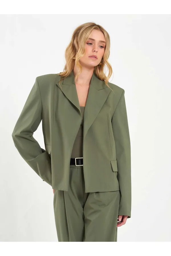 Veste oversize à épaules larges 131044