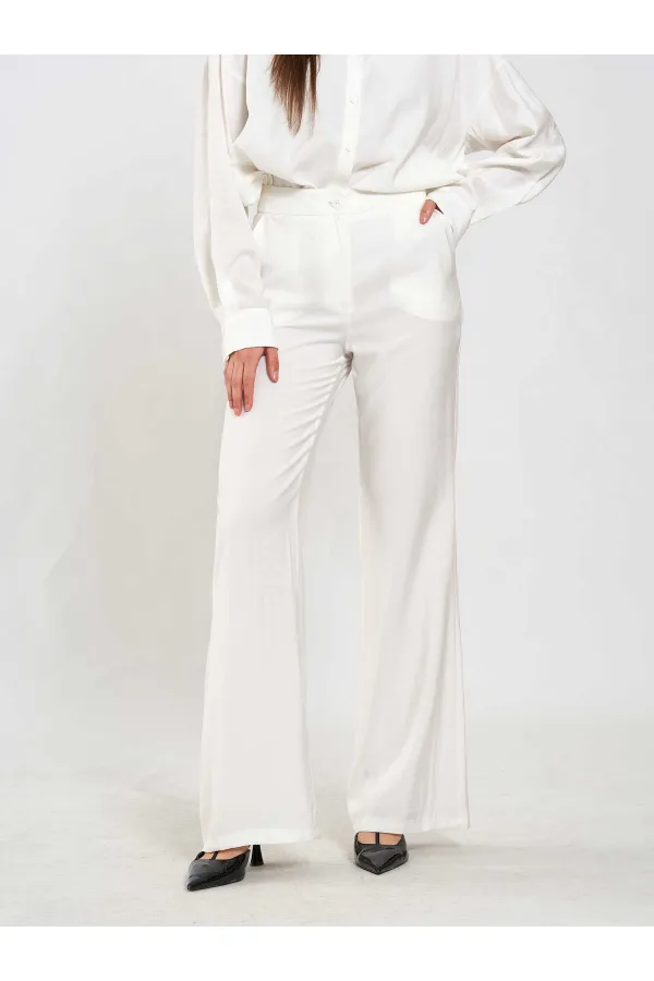 031651 Düz Kemer Pantolon