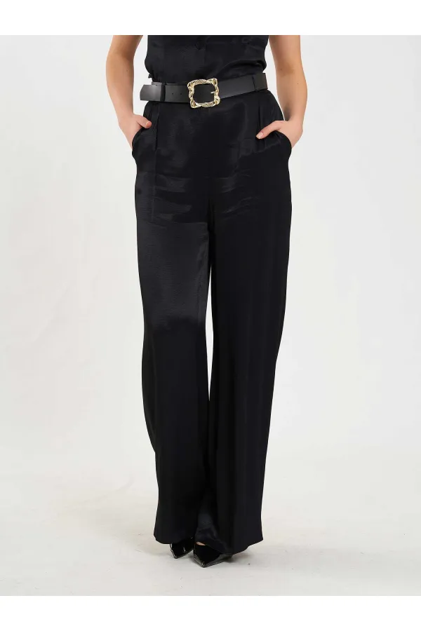 031624 Belt Detail Single Pleat Trousers