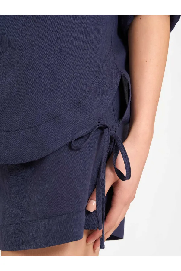 080783 Skirt-Framed Shirt