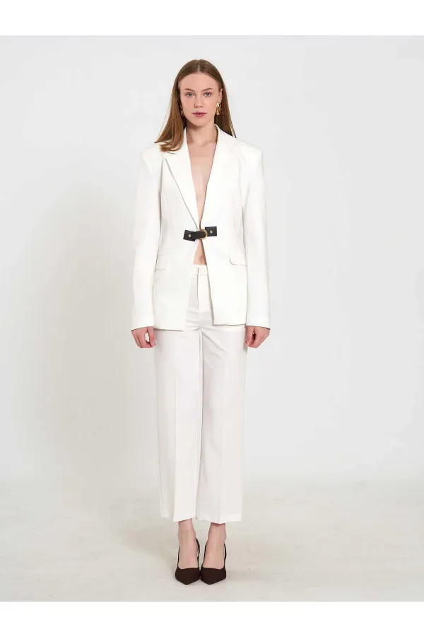 131066 Stella Jacket with Front Belt Buckle