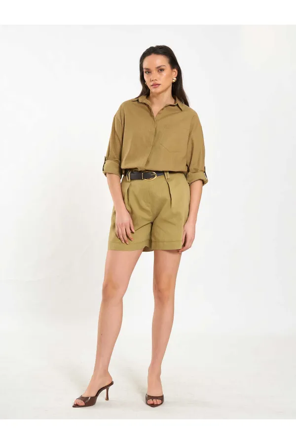 080783 Chemise à jupe encadrée