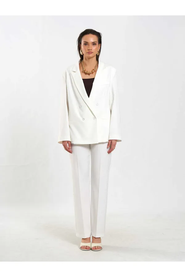 131059 Veste à poches passepoilées