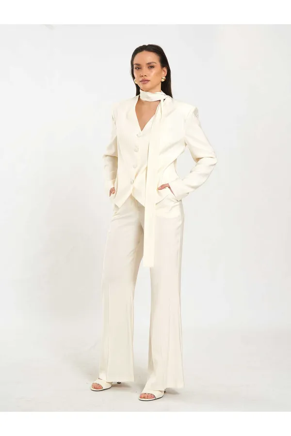 031651 Düz Kemer Pantolon