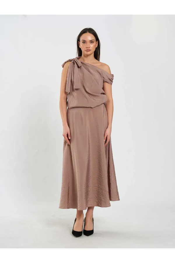 071886 One Shoulder Blouse