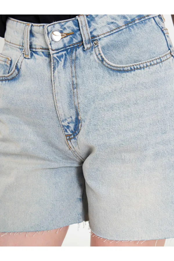 010877 Denim Mini Shorts