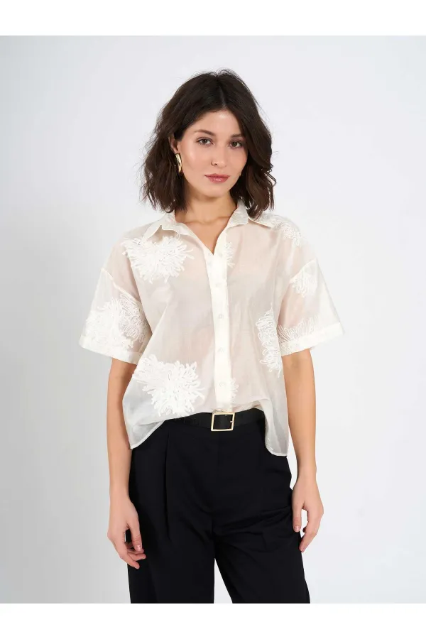 Chemise à manches courtes 080815