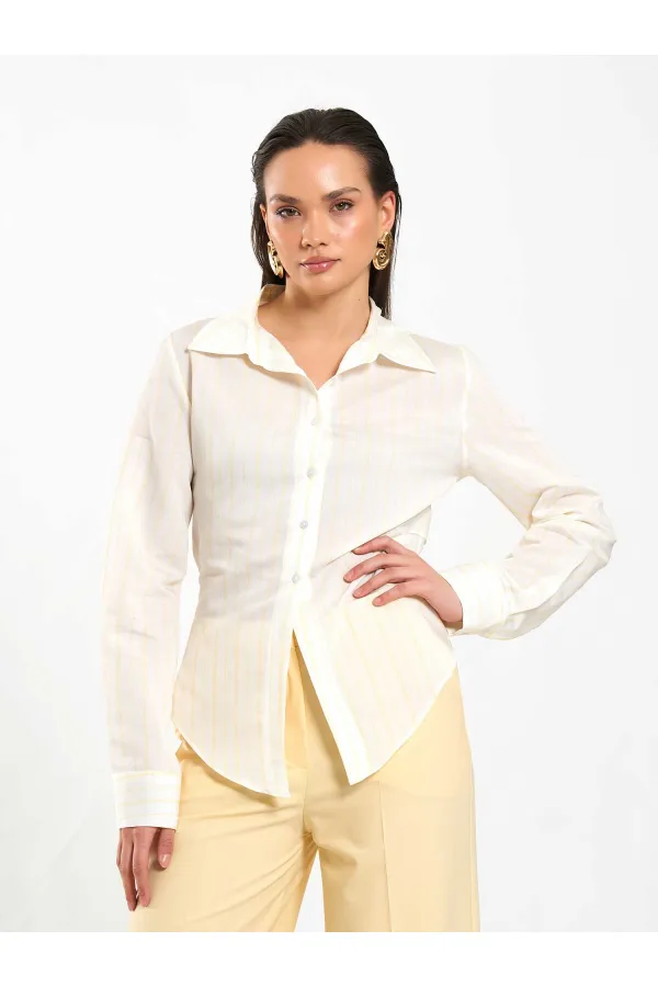 080787 Shirt with Back Detail