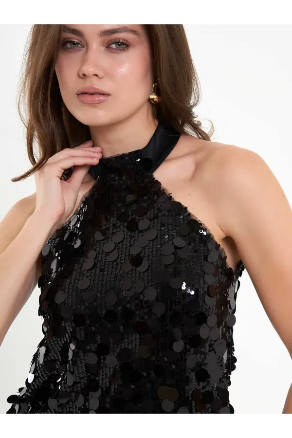 111653 Sequin Mini Dress