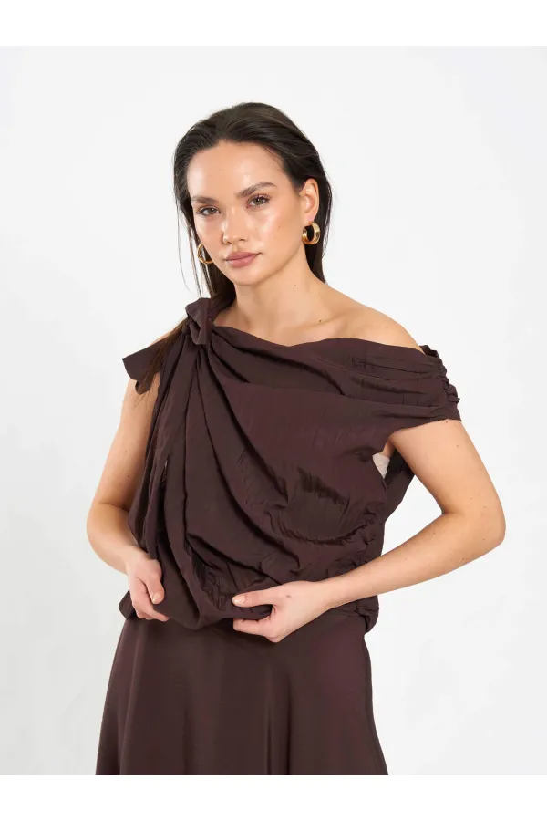 071886 Chemisier asymétrique