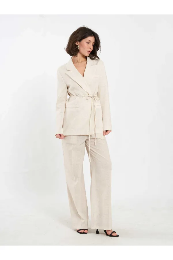 131052 Oversize Jacket with Belt