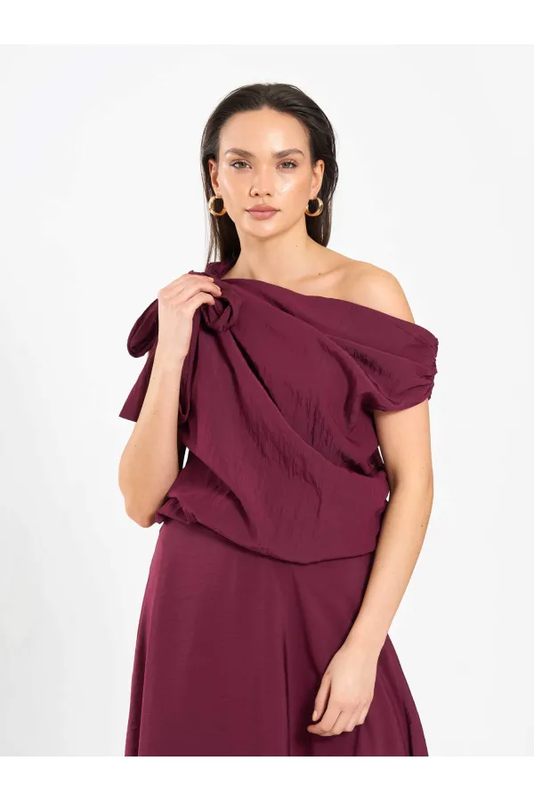 071886 Chemisier asymétrique