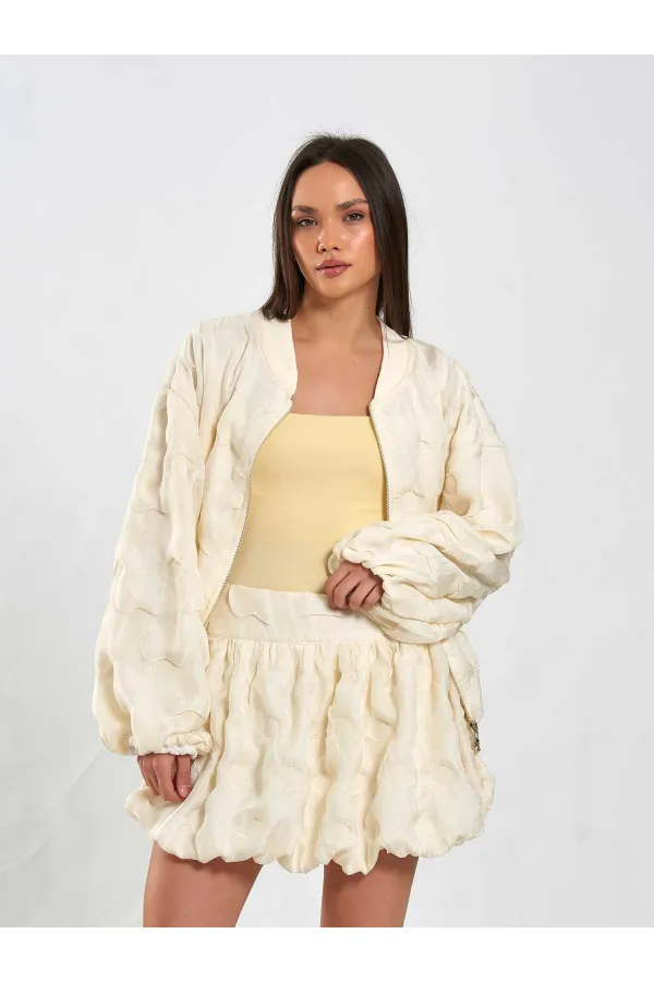 041166 Balloon Skirt with Waist Bodice