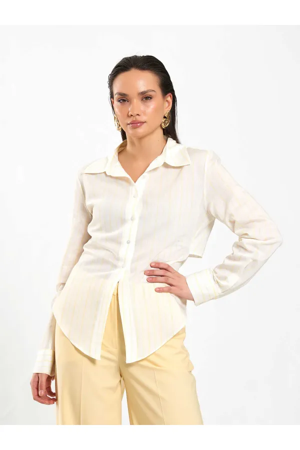 080787 Shirt with Back Detail