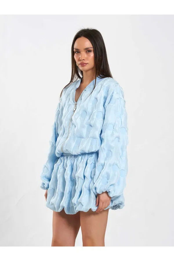 160893 Bomber Fermuarlı Ceket