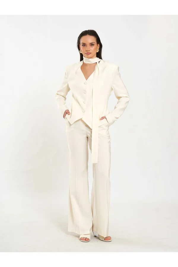 031651 Düz Kemer Pantolon