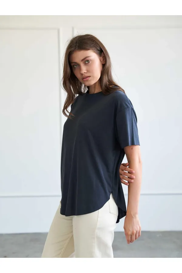 050746 Kısa Kollu Örme T-shirt