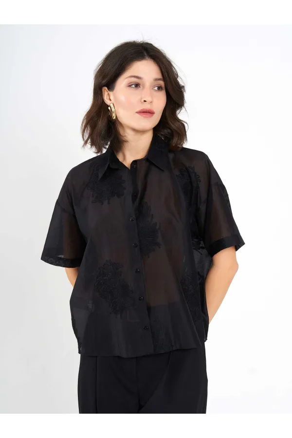 Chemise à manches courtes 080815