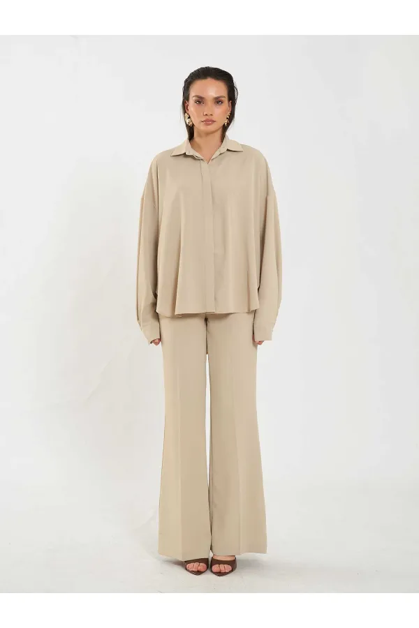 080802 Gizli Patlı Basic Gömlek