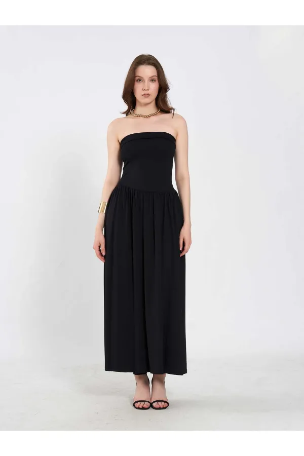 111718 Strapless Knitted Dress 111718 Strapless Knitted Dress