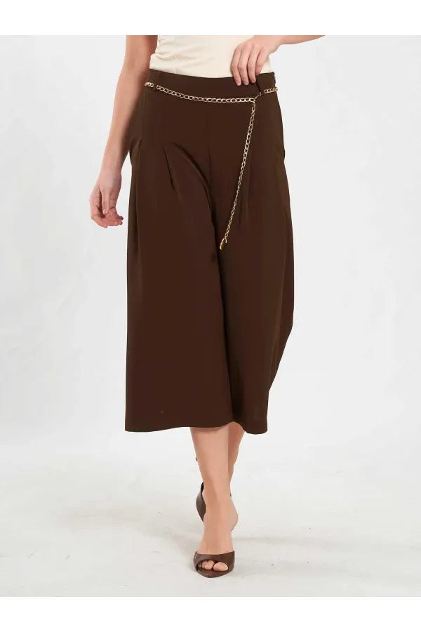 010872 Zincir Kemerli Bermuda