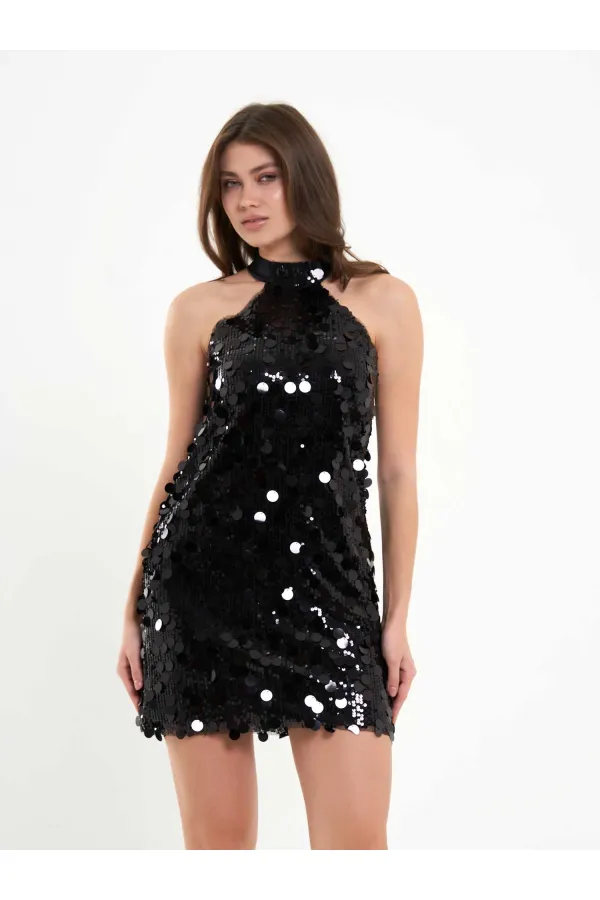 111653 Sequin Mini Dress