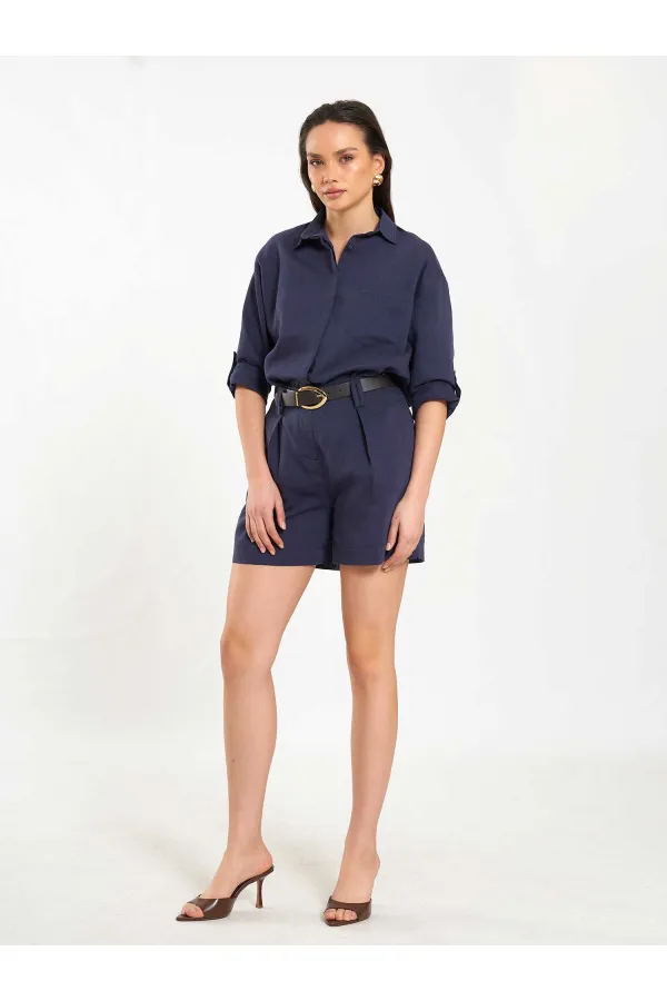 080783 Skirt-Framed Shirt