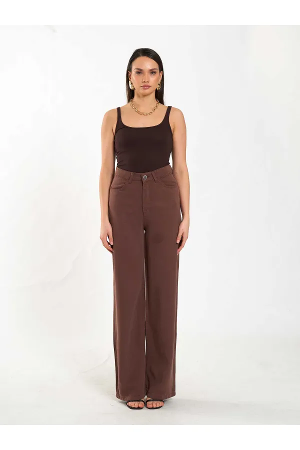 060332 U-Neck Slim Collar Tank Top