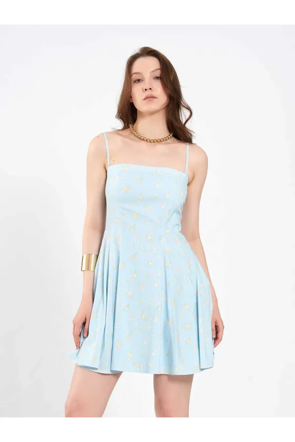 Robe mini déesse à bretelles 111728 Robe mini déesse à bretelles 111728