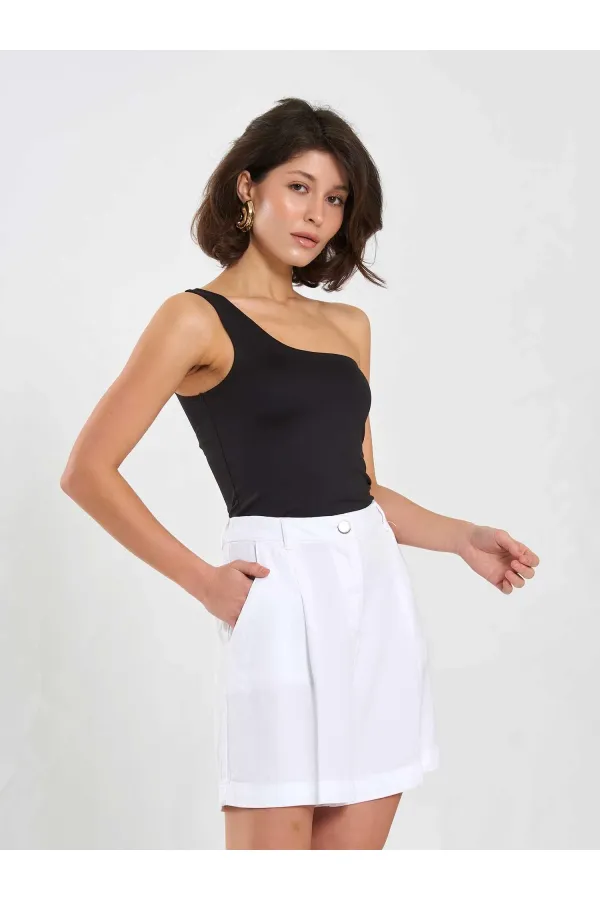 Short plissé simple 010875