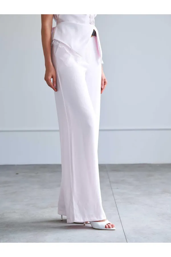 031661 Straight Cut Belted Trousers
