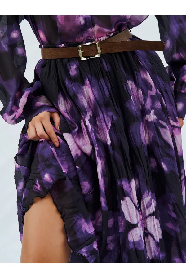 041097 Kraşlı Kloş Etek