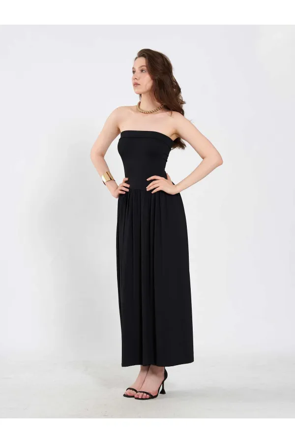 111718 Strapless Knitted Dress 111718 Strapless Knitted Dress