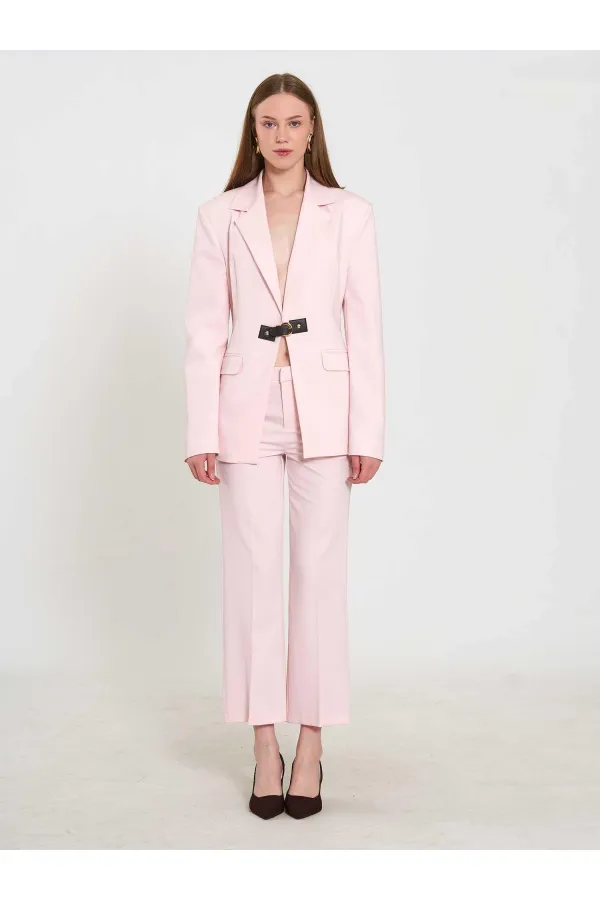 131066 Stella Jacket with Front Belt Buckle