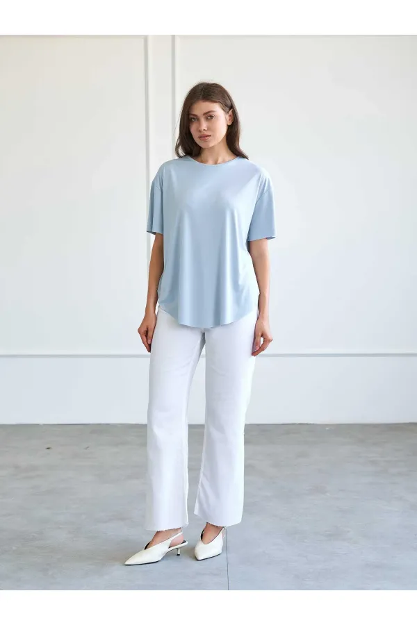 050746 Kısa Kollu Örme T-shirt