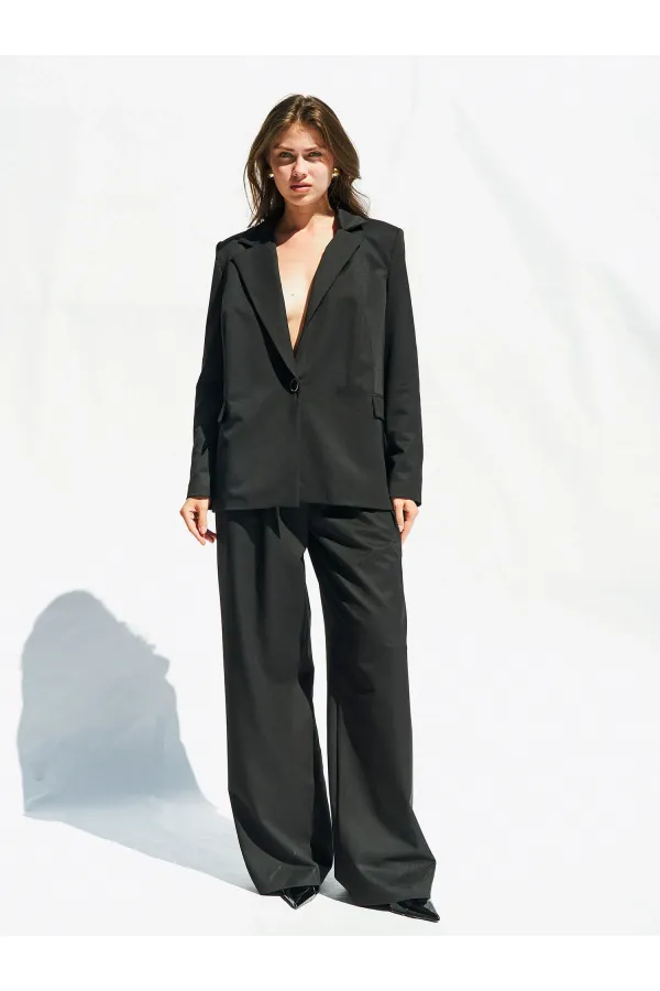 130984 Veste blazer à un bouton