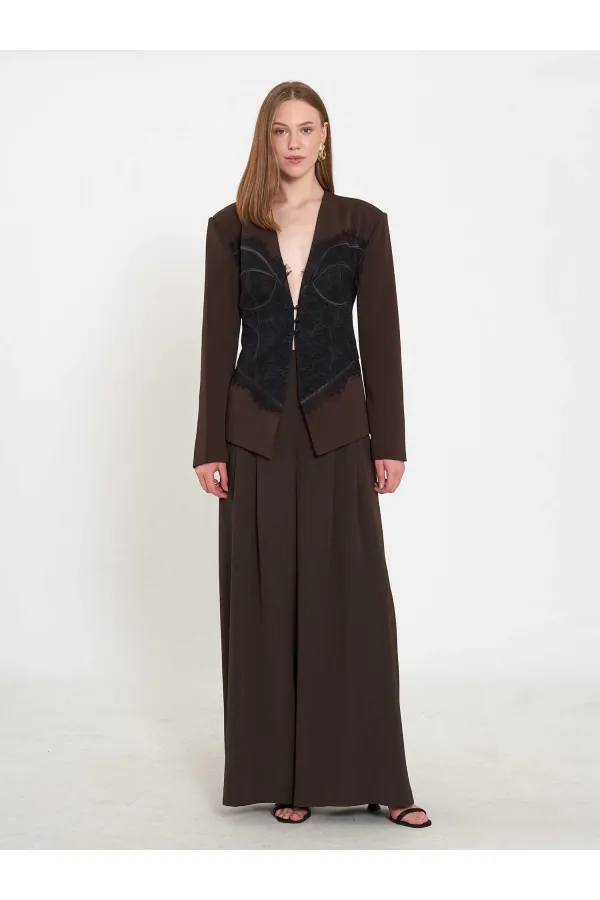 131064 Lace Corset Fit Jacket