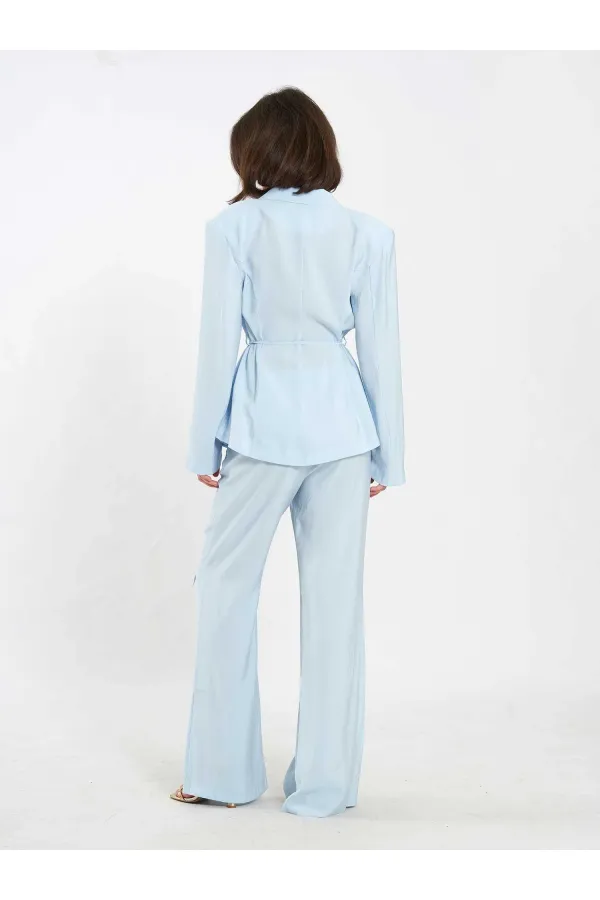 Pantalon à ceinture droite 031663