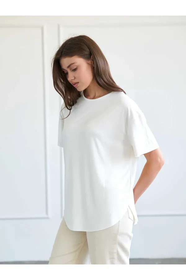 050746 Kısa Kollu Örme T-shirt