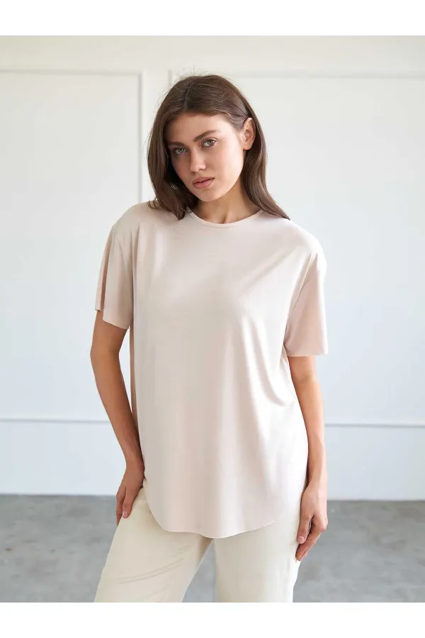 050746 Kısa Kollu Örme T-shirt