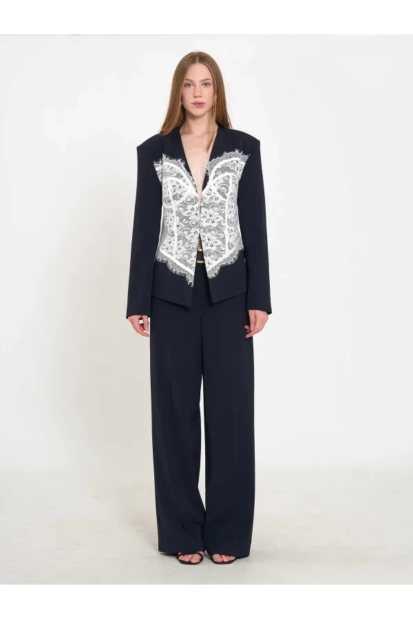 131064 Lace Corset Fit Jacket