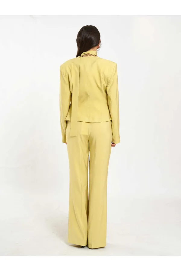 131049 V-neck Shawl Jacket